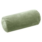 Plush Bolster Cuddle Pillow Verdigris color 45 x 20 cm