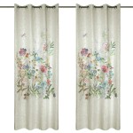 A Magnolia Grommet Curtain Panel 260 x 140 cm