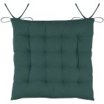 Cotton chair cushion 38 cm - Cobalt