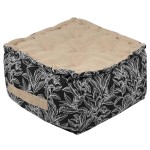 Kinogi Cotton Floor Pouf Cushion 40 cm