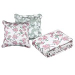Atamie Quilted Bedspread Set with 2 Pillowcases - Size 220 x 24