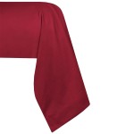 Elyse bolster pillowcase 45 x 185 cm in cotton percale  red
