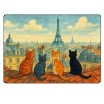 Paris Cats Glass Cutting Board  CBKration