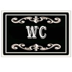 Metal Door Sign  WC