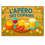 Cutting Board Friends Apro  28.5 x 20 cm