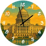 Wall Clock  Washington Capitol