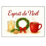 Glass Cutting Board Christmas Spirit  CBKration