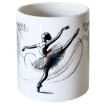 Ceramic Pencil Holder  Ballerina