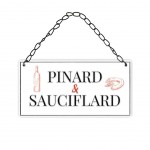Relief hanging plate - PINARD ET SAUCIFLARD 20 cm