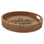 Les Copains d'Abord wooden tray 33 cm