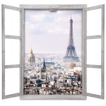3D canvas window view of Paris