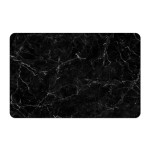 Black marble look placemat