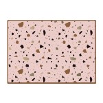 Terrazzo and gold placemat