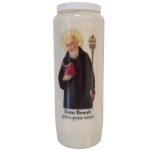 Saint Benedict prayer candle - Novena