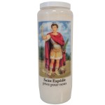Saint Expedit prayer candle - Novena