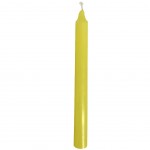 Tinted candle in the mass - Yellow