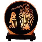 Our Lady of Lourdes salt lamp approx 2.5 kg