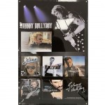 Large metal plate Johnny Hallyday Collector