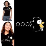 The Crow by Neko black T-shirt