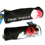 One piece black round pencil case