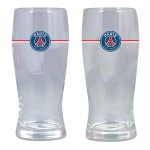 Paris Saint Germain PSG - Set of 2 beer glasses