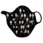 Birds Jewels saucer for tea bag
