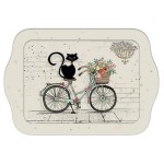 Mini Melamine Tray Cat on a Bike