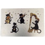 Placemat Kiub collection Bug Art - Musician cats