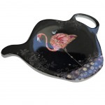 Flamingo Jewels saucer for tea bag