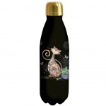 Cats isothermic stainless steel bottle Bug Art Jewels