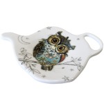 Tea Bag Rest Saucer - Owl