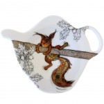 Jane Crowther Bug Art Squirrel saucer for tea bag