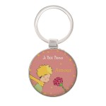 The Little Prince Round Metal Keychain - Amour