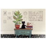 Placemat Cat on the desk by Kiub