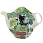 Tea Bag Rest Saucer - Kitten monstera