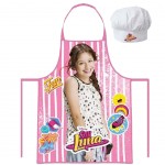 Soy Luna Disney apron and chef hat