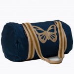 Navy Butterfly duffel bag 40 cm - Caramel et cie