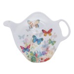 Butterfly melamine tea bag holder