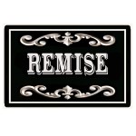 �Remise� Metal Door Sign � 15 � 10 cm