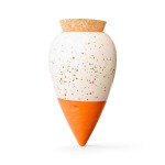 Olla Ppin  White Textured Terracotta Finish