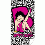 Betty Boop B Beach Towel