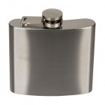 Gray metal Flask 140 ml