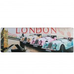London Dream metal plate 45 x 15 cm