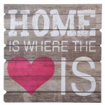 Home Is Where The Love Is wooden plate 40 cm