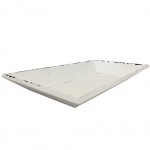 White wooden tray Aged appearance  28 x 16 cm