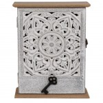 White Wood Key Box