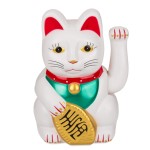 White Cat lucky - Maneki Neko - PVC