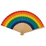 Pride Rainbow Fan