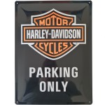 Harley Davidson Parking large metal plate