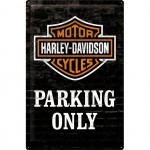 Harley Davidson metal plate